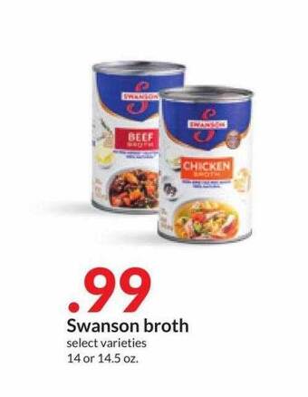 Hy-Vee Swanson broth offer