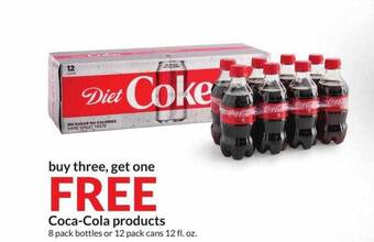 Hy-Vee Coca-cola products offer