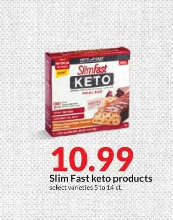 Hy-Vee Slim fast keto products offer