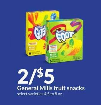Hy-Vee General mills fruit snacks offer