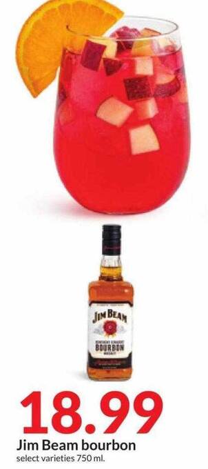 Hy-Vee Jim beam bourbon offer