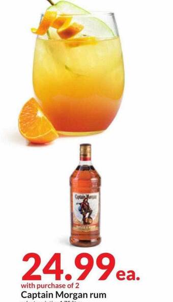 Hy-Vee Captain morgan rum offer