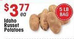 IGA Idaho russet potatoes offer