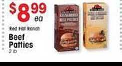 IGA Beef patties offer