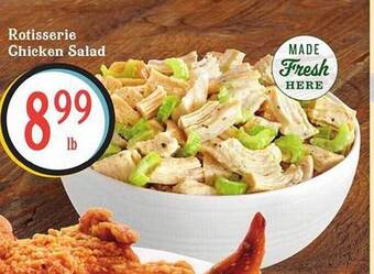 Lowes Foods Rotisserie chicken salad offer