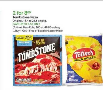 Publix Tombstone pizza offer