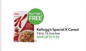 Publix Kellogg's special k cereal offer