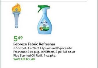Publix Febreze fabric refresher offer