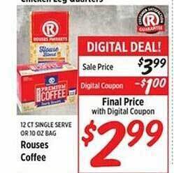 Rouses Rouses coffee offer