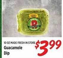 Rouses Guacamole dip offer