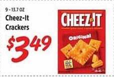 Rouses Cheez-it crackers offer