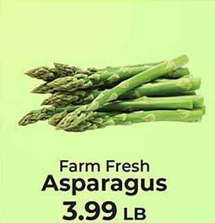 Sunset Foods Farm fresh asparagus offer