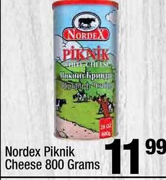 Super King Markets Nordex piknik cheese offer