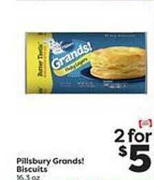 Weis Markets Pillsbury grands! biscuits offer