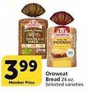 Vons Oroweat bread offer