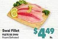 Vallarta Supermarkets Swai fillet offer