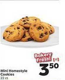 Weis Markets Mini homestyle cookies offer