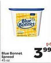 Weis Markets Blue bonnet spread offer