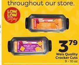 Weis Markets Weis quality cracker cuts offer