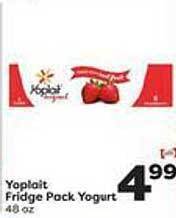 Weis Markets Yoplait fridge pack yogurt offer