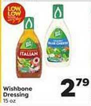Weis Markets Wishbone dressing offer