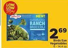 Weis Markets Birds eye vegetables offer