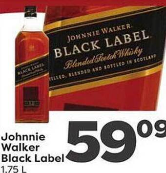 Weis Markets Johnnie walker black label offer