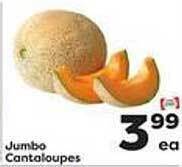 Weis Markets Jumbo cantaloupes offer