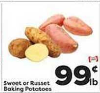 Weis Markets Sweet or russet baking potatoes offer