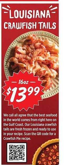 Rouses Louisiana crawfish tails offer