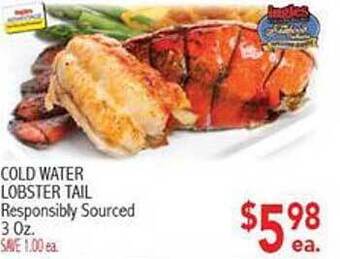 Ingles Markets Cold water lobster tail offer