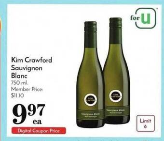 Pavilions Kim crawford sauvignon blanc offer