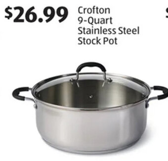Aldi Crofton 9-Quart Stainless Steel Stock Pot offer
