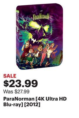 Best Buy Paranorman [4k ultra hd blu-ray] [2012] offer