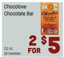 Big Y Chocolove chocolate bar offer