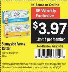 Sunnyside farms butter