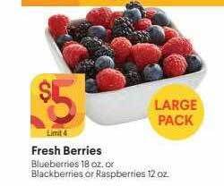 Nob Hill Fresh berries offer