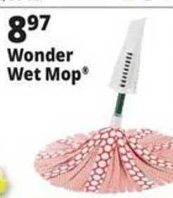 Ocean State Job Lot Wonder wet mop offer