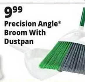 Ocean State Job Lot Precision angle broom with dustpan offer