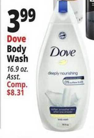 Ocean State Job Lot Dove body wash offer