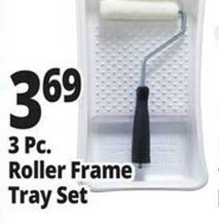 Ocean State Job Lot 3 pc. roller frame tray set offer