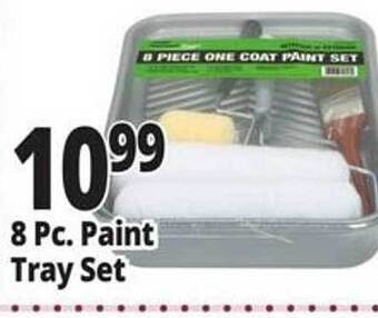 Ocean State Job Lot 8 pc. paint tray set offer