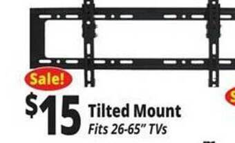 Ocean State Job Lot Tilted mount offer