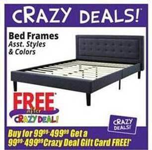 Ocean State Job Lot Bed frames offer