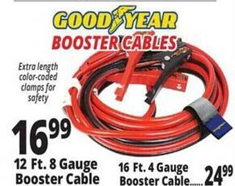 Ocean State Job Lot Good year booster cables offer