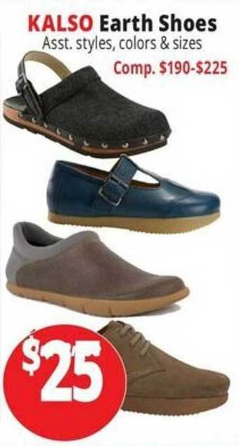 Ocean State Job Lot Kalso earth shoes offer