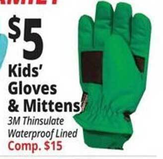 Ocean State Job Lot Kids' gloves & mittens offer