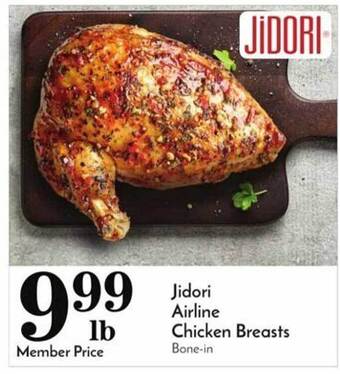 Pavilions Jidori airline chicken breasts offer