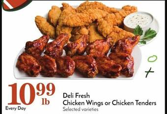 Pavilions Deli fresh chicken wings or chicken tenders offer