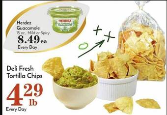 Pavilions Deli fresh tortilla chips offer